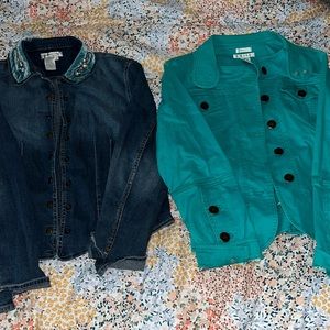 Two Jean jackets
